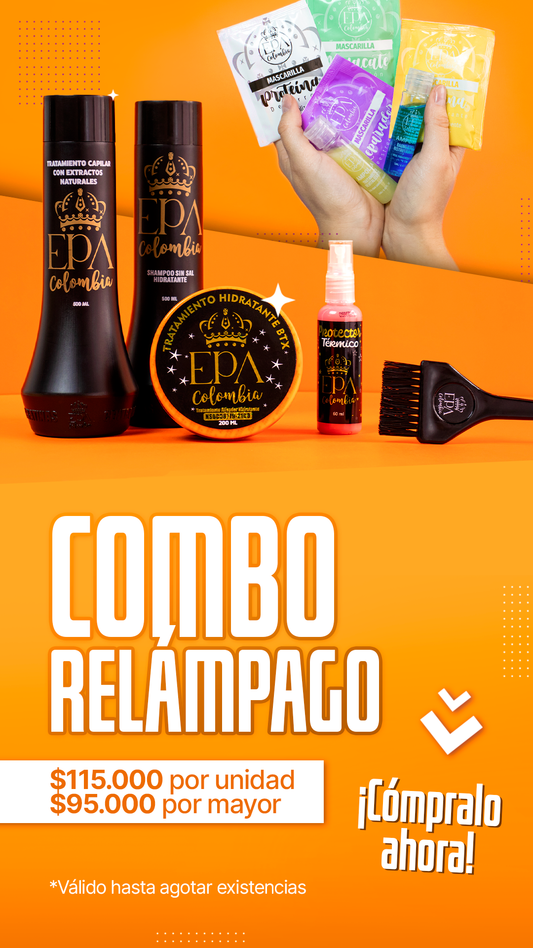 ⚡COMBO RELÁMPAGO HIDRATENTE⚡ y viene en MOTO con la EPA COLOMBIA