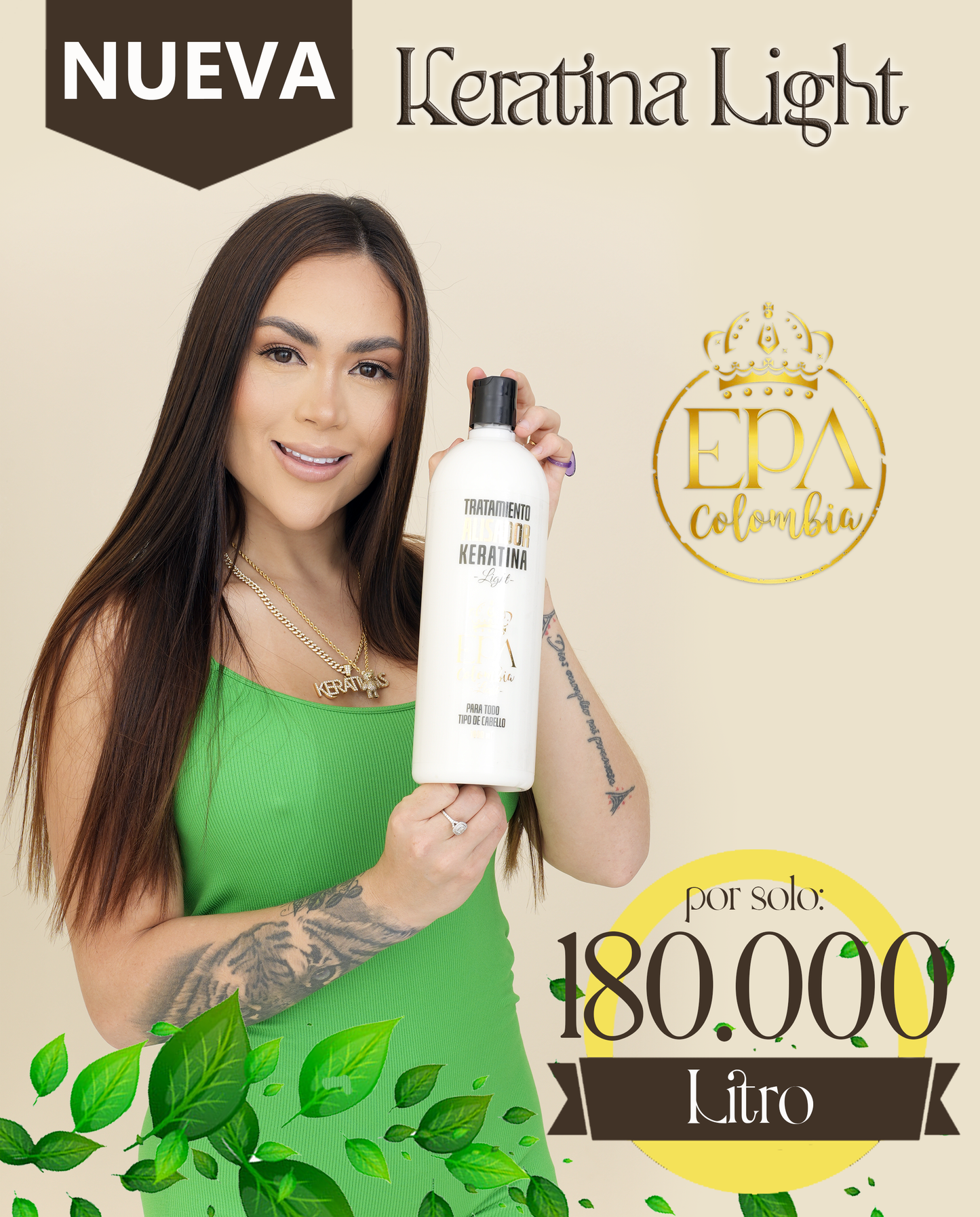 Litro de Keratina Light EPA Colombia