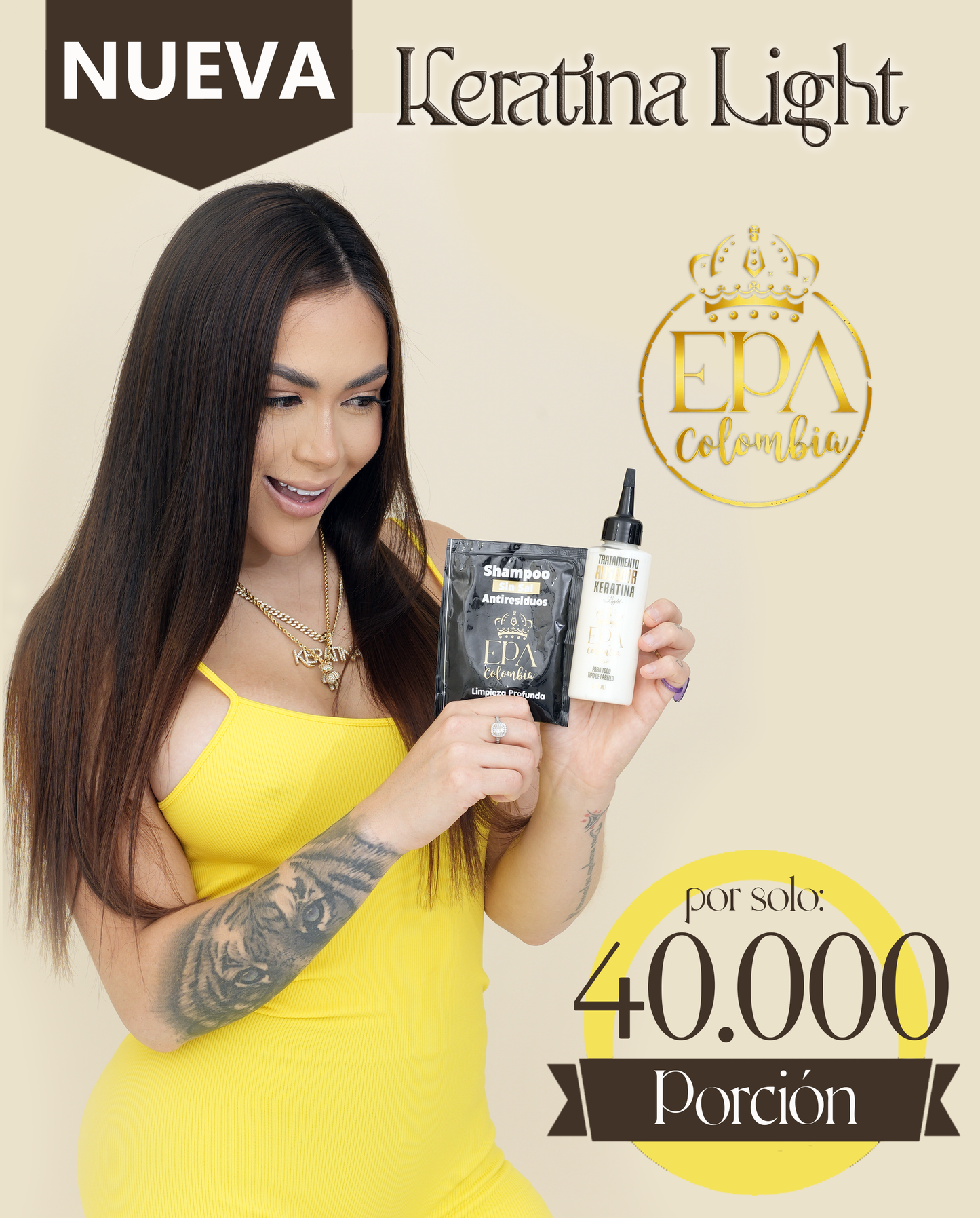 Porción Keratina Light - EPA Colombia