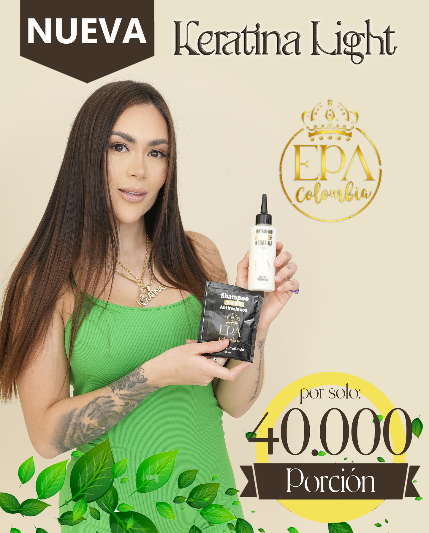 Porción Keratina Light - EPA Colombia