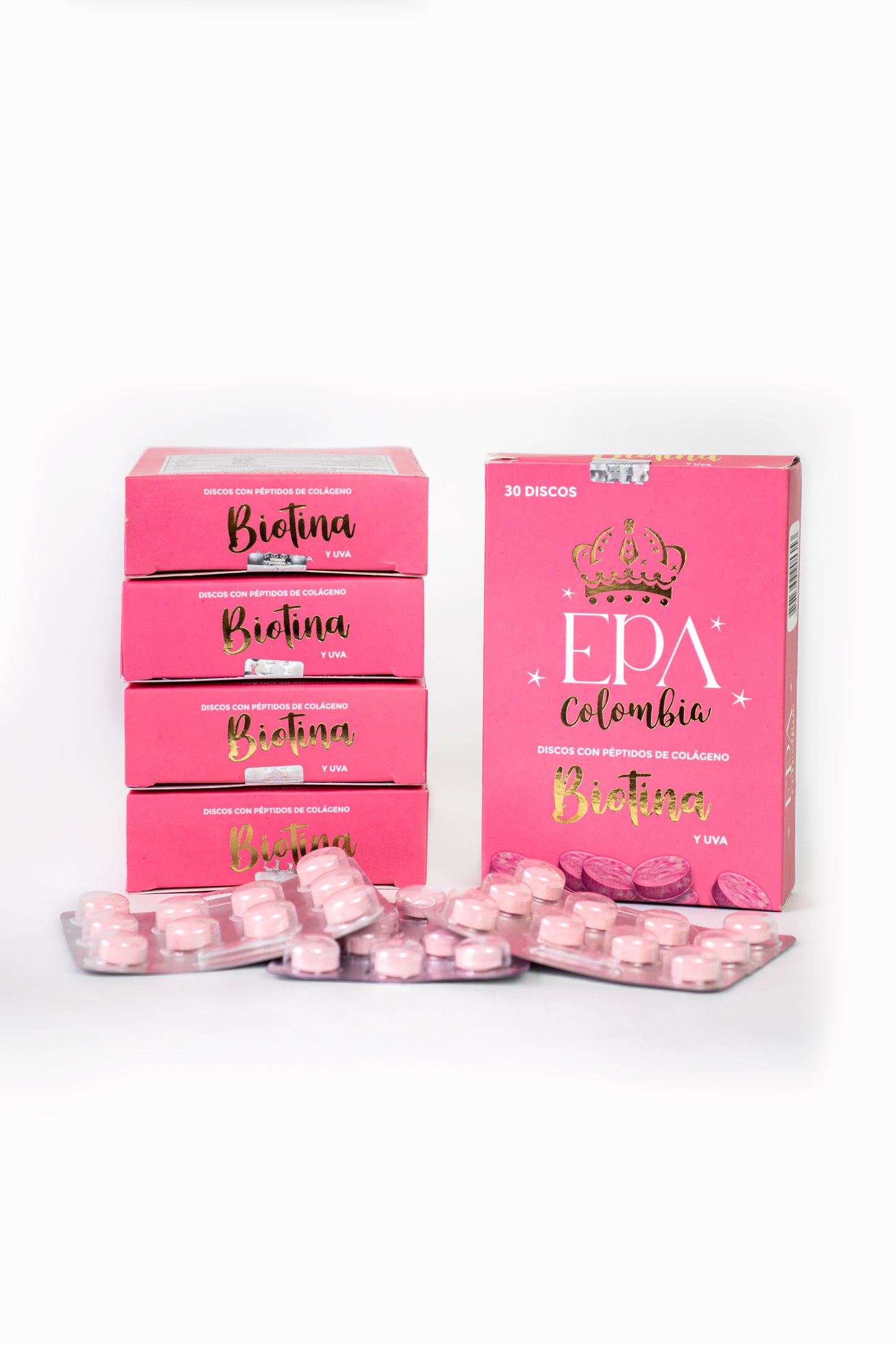 Caja de 5 Biotinas Epa Colombia - PROMOCIÓN