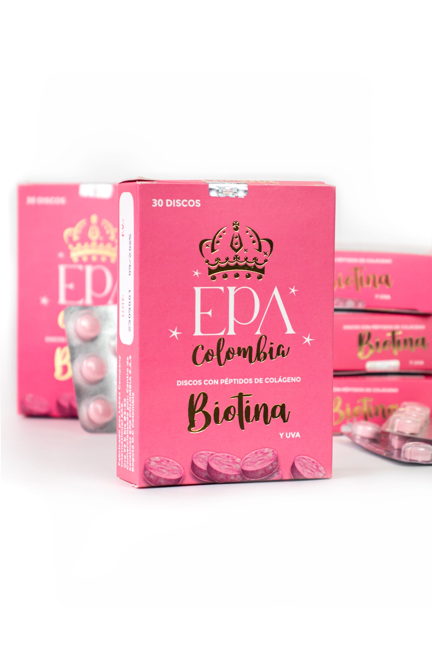 Caja de 5 Biotinas Epa Colombia - PROMOCIÓN