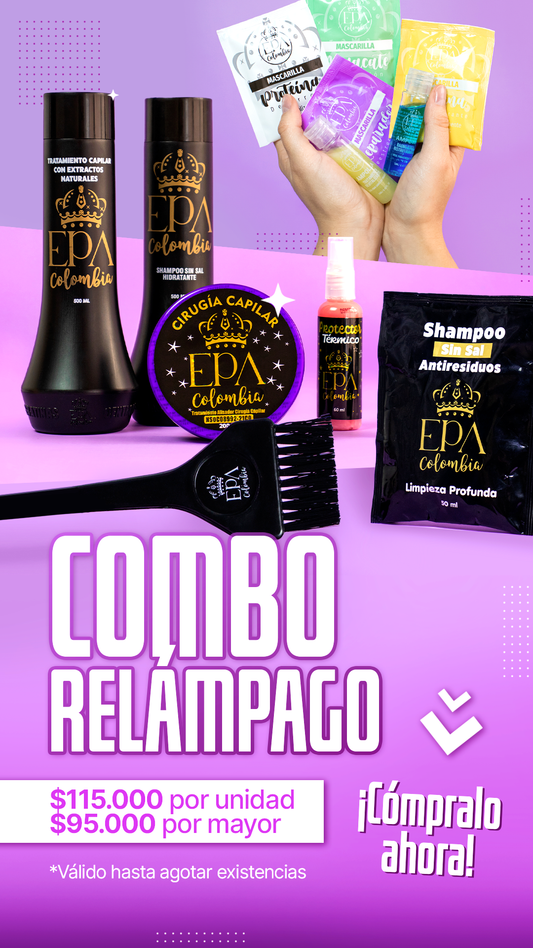 ⚡COMBO RELÁMPAGO CIRUGIA CAPILAR⚡
